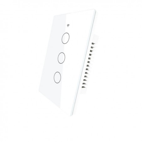 WS-US3-RFW-N Interruptor Inteligente Triple Color Blanco