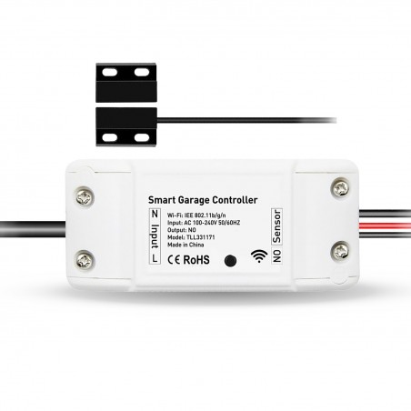 MS-102-US Smart Garage WiFi Relay con Sensor
